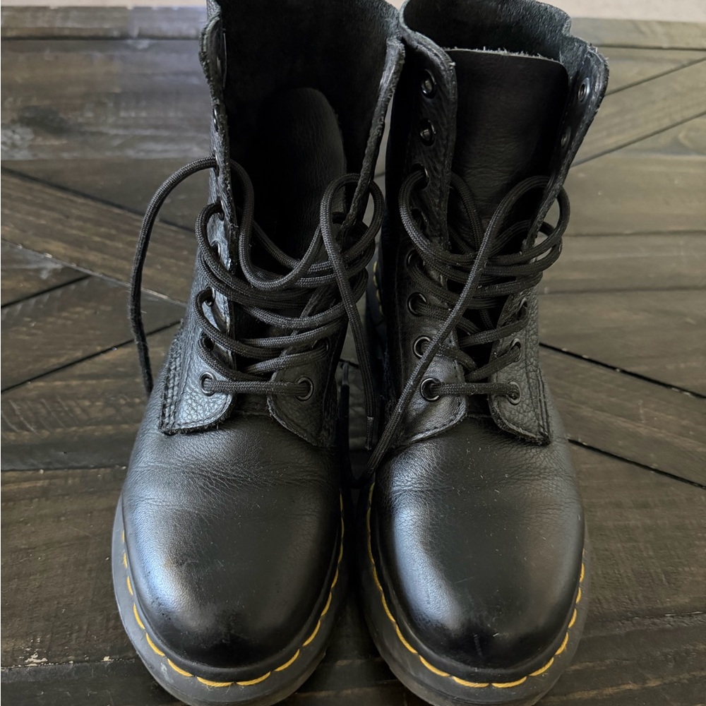 Dr. Martens Black Leather Boots